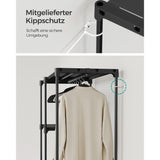 NEU Kleiderschrank faltbar 112 cm schwarz