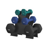 NEU Kurzhantel Set mit Hantelständer aquamarinblau