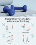 NEU Kurzhantel Set mit Hantelständer aquamarinblau