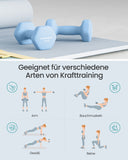 NEU Hanteln Hexagon mit Neopren-Beschichtung