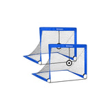 NEU 2er-Set Fußballtor Kinder faltbar blau