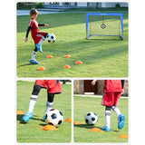NEU 2er-Set Fußballtor Kinder faltbar blau