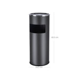 NEU Standaschenbecher Mülleimer 30 L schwarz