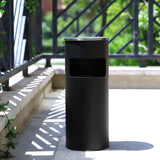 NEU Standaschenbecher Mülleimer 30 L schwarz