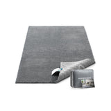 NEU Teppich 80 x 150 cm rutschfest taubengrau