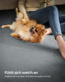 NEU Teppich 80 x 150 cm rutschfest taubengrau