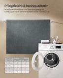 NEU Teppich 80 x 150 cm rutschfest taubengrau