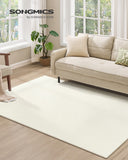 NEU Teppich 160 x 230 cm flauschig cremeweiß
