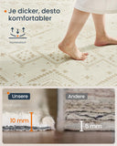 NEU Teppich 120 x 170 cm rutschfest sandbeige
