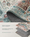 NEU Teppich 160 x 230 cm flauschig aquamarinblau