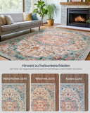 NEU Teppich 80 x 150 cm aquamarinblau