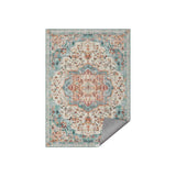 NEU Teppich 140 x 200 cm aquamarinblau