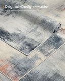 NEU Teppich 160 x 230 cm abstrakt taubengrau