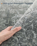 NEU Teppich 160 x 230 cm vintage schiefergrau