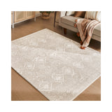 NEU Teppich 140 x 200 cm flauschig beige