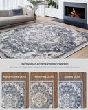 NEU Teppich 200 x 290 cm rutschfest taubengrau