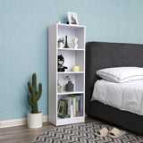 Bücherregal 40 x 121,5 x 24 cm Weiß