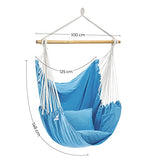 Hängesessel bis 150 kg belastbar Blau