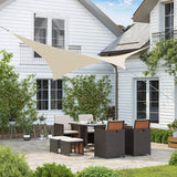 Sonnensegel 5 x 5 m Beige