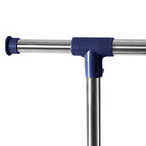 Kleiderständer (101-163) x 49 x (113-198) cm Silbern