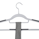 50er-Set Kleiderbügel aus Kunststoff Grau
