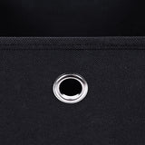 6er-Set Aufbewahrungsbox Faltbox 30 x 30 x 30 cm Schwarz