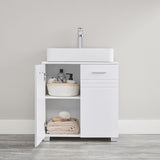 Waschbeckenunterschrank 60 x 30 x 63 cm Grau