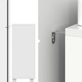 Waschbeckenunterschrank 60 x 30 x 63 cm Grau