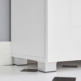 Waschbeckenunterschrank 60 x 30 x 63 cm Grau