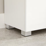Badezimmerschrank Sideboard mit Schublade 60 x 30 x 80 cm Weiß