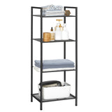 Standregal Küchenregal Badregal 38 x 30 x 96 cm Schwarz