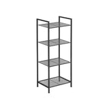Standregal Küchenregal Badregal 38 x 30 x 96 cm Schwarz