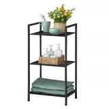 Standregal Küchenregal Badregal 38 x 30 x 72 cm Schwarz