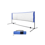 Badmintonnetz Tennisnetz 4 m Blau