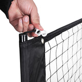 Badmintonnetz Tennisnetz 3 m Schwarz