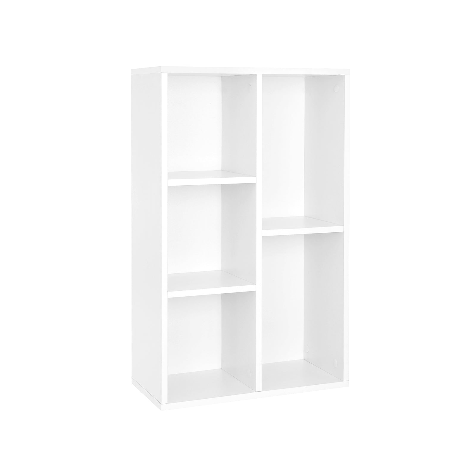 Bücherregal 50 x 80 x 24 cm Weiß