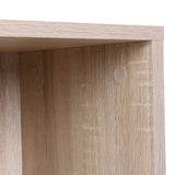 Bücherregal 65,5 x 97,5 x 30 cm Eichefarbe