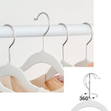 30er-Set Kleiderbügel Jackenbügel Weiß