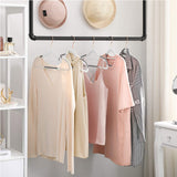Lot de 30 cintres porte-veste gris clair-gris foncé