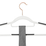 Lot de 30 cintres porte-veste gris clair-gris foncé