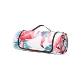 Picknickdecke 200 x 200 cm Flamingo-Muster