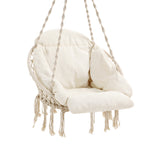 Hängesessel bis 120 kg belastbar Beige