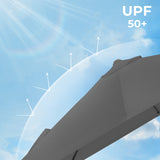 Sonnenschirm Ampelschirm 300 x 300 cm Grau