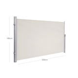 Seitenmarkise 1,8 x 3,5 m Beige