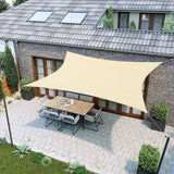 Sonnensegel 3 x 4 m Sandfarbe