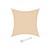 Sonnensegel 3 x 3 m Sandgelb