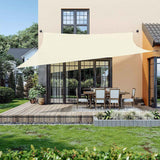 Sonnensegel 3 x 3 m Sandgelb