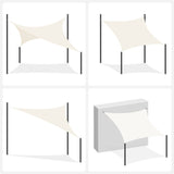 Sonnensegel 5 x 5 m Beige