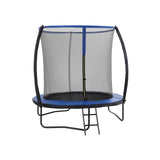Trampoline Ø 244 cm Noir-Bleu