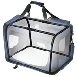 Hundetransportbox Transporttasche 70 x 52 x 52 cm Blau